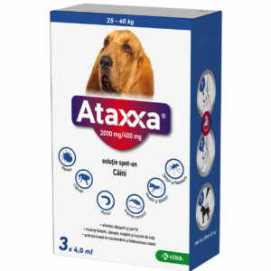 Ataxxa caine 25-40kg  3 pipete antiparazitare
