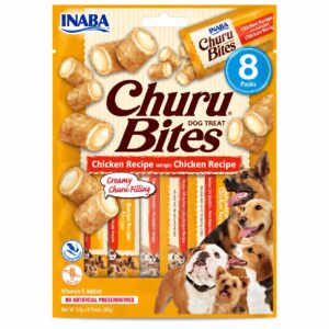 Churu Bites Recompense Caine cu Pui 8 bucati x 12g