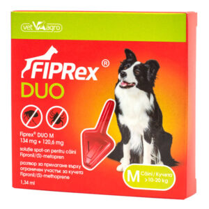 Fiprex Duo Caine M 10-20kg spot-on 1 pipeta