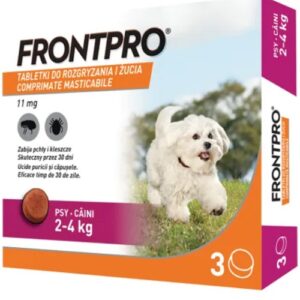 Frontpro caine 2-4kg 3 comprimate masticabile