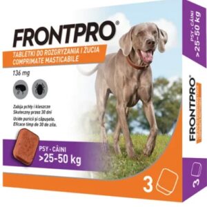 Frontpro caine 25-50kg 3 comprimate masticabile
