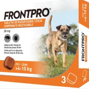 Frontpro caine 4-10kg 3 comprimate masticabile