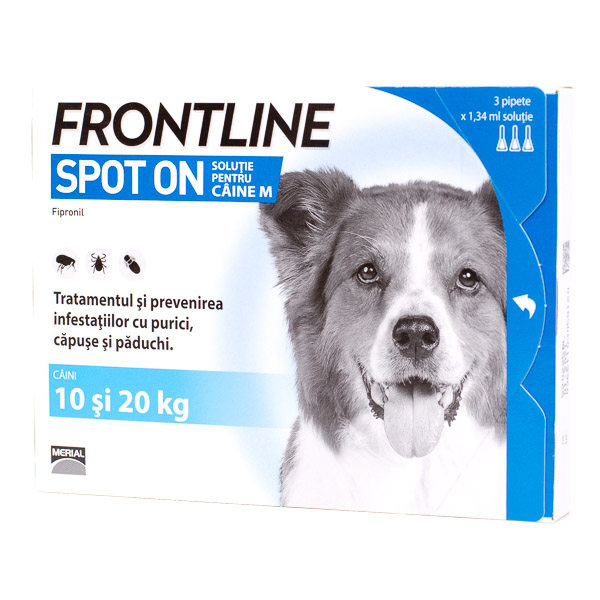 Frontline Spot On Caine 10 20kg 3 pipete Hrana uscata pisici