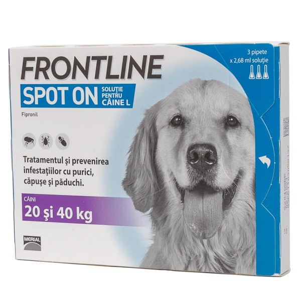 Frontline Spot On Caine 20 40kg 3 pipete Hrana uscata pisici