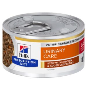 Hill’s Feline C/D Urinary Care Stress Stew Pui 6 conserve x 82g