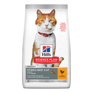 Hill's Feline Adult Sterilised Pui 3kg