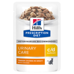 Hill's Feline C/D Urinary Care Pui 6 plicuri x 85g