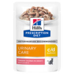 Hill's Feline C/D Urinary Care Somon 6 plicuri x 85g