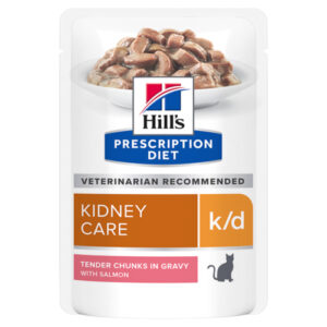 Hill's PD Feline K/D cu somon 6 plicuri x 85g