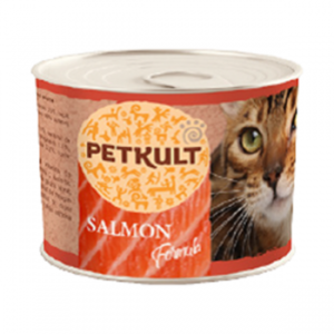 Petkult Pisica Somon conserva 185g