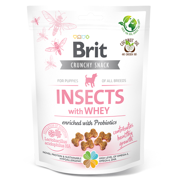 Recompense Brit puppy insecte zer si probiotic Hrana uscata pisici