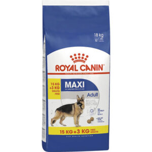 Royal Canin Maxi Adult 15 + 3kg Gratis