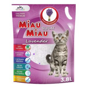 Silicat Miau Miau Lavanda 3.8L