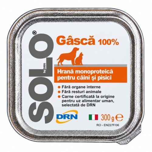 Solo dieta monoproteica cu Gasca conserva 300g