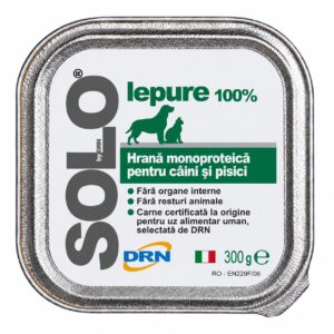 Solo dieta monoproteica cu Iepure conserva 300g