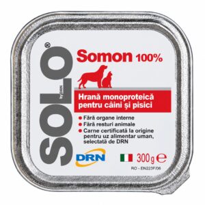 Solo dieta monoproteica cu Somon conserva 300g
