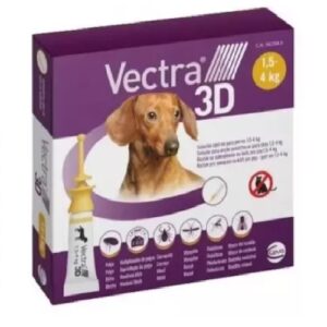Vectra 3D spot-on 1.5 - 4kg 3 pipete