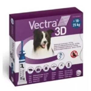 Vectra 3D spot-on 10 - 25kg 3 pipete
