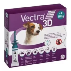 Vectra 3D spot-on 4 - 10kg 3 pipete