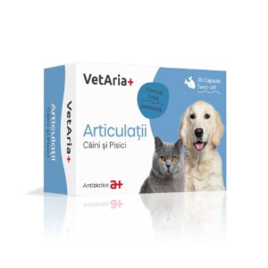 VetAria Articulatii Caini si Pisici 30 capsule twist-off